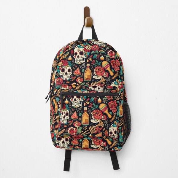 Item preview, Colorful Mexican Dia de los Muertos Pattern designed and sold by tretyakov.