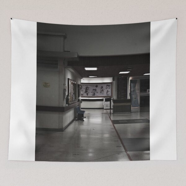 Item preview, Institutional Silence – Hallway of Forgotten Faces designed and sold by Xynith.