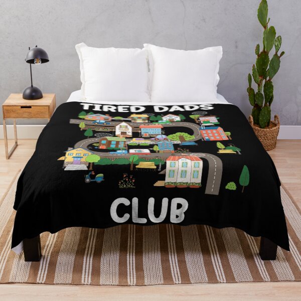 Item preview, Tired Dads Club Play Cars On Dad Back Funny Fathers Day 90s designed and sold by SpeedyPrints.