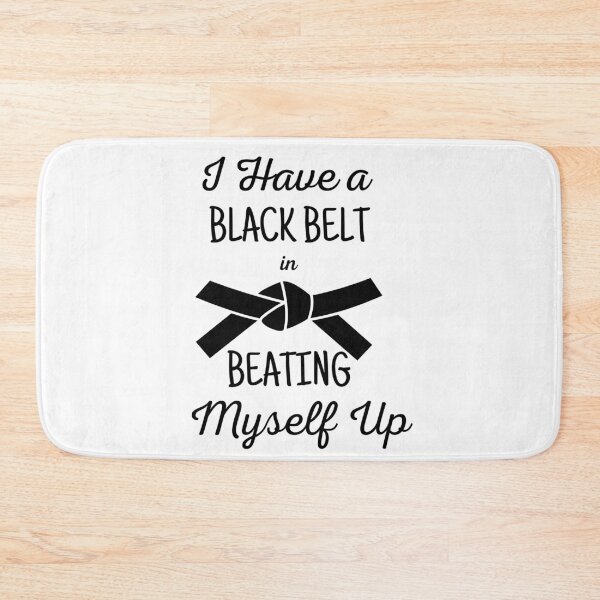 Item preview, Black Belt in Beating Self Up designed and sold by Wobbly and Weary.