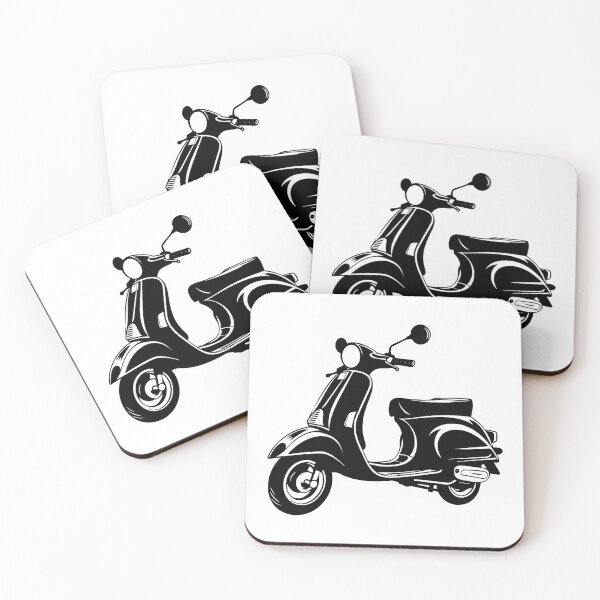 Item preview, Scooter Vintage Motor Vehicle Ride Electric Kick Urban designed and sold by inkoutninja.