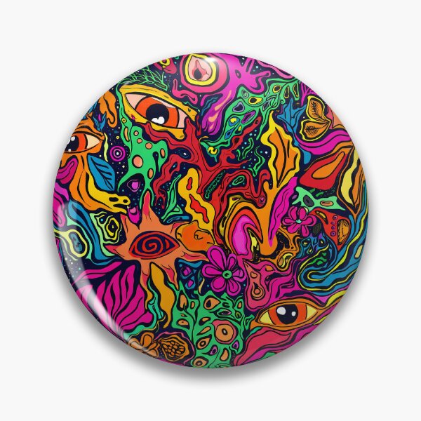 Item preview, Vibrant Psychedelic Abstract Eye Pattern designed and sold by tretyakov.