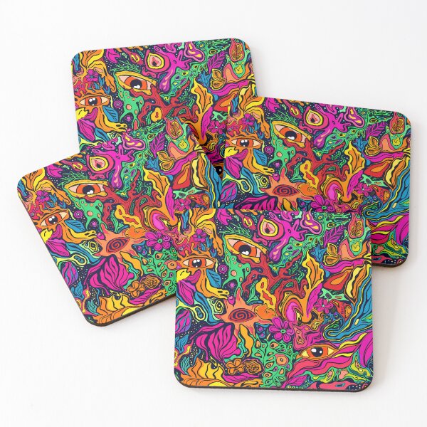Item preview, Vibrant Psychedelic Abstract Eye Pattern designed and sold by tretyakov.