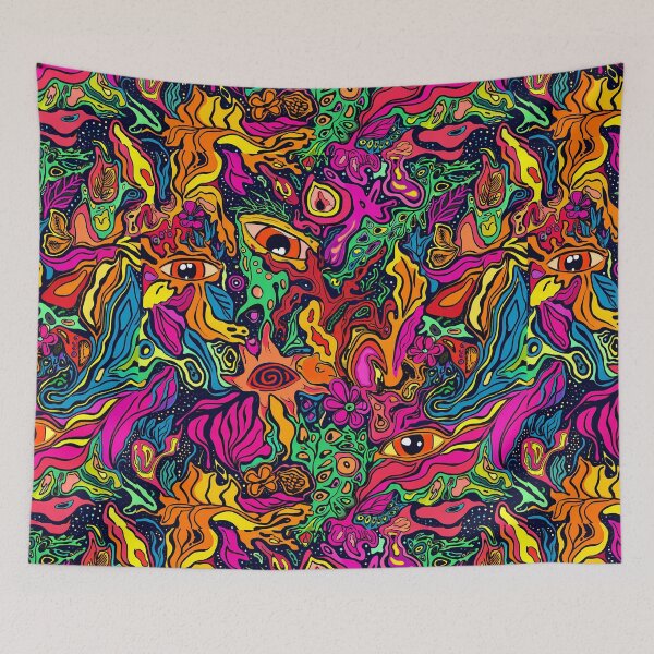 Item preview, Vibrant Psychedelic Abstract Eye Pattern designed and sold by tretyakov.