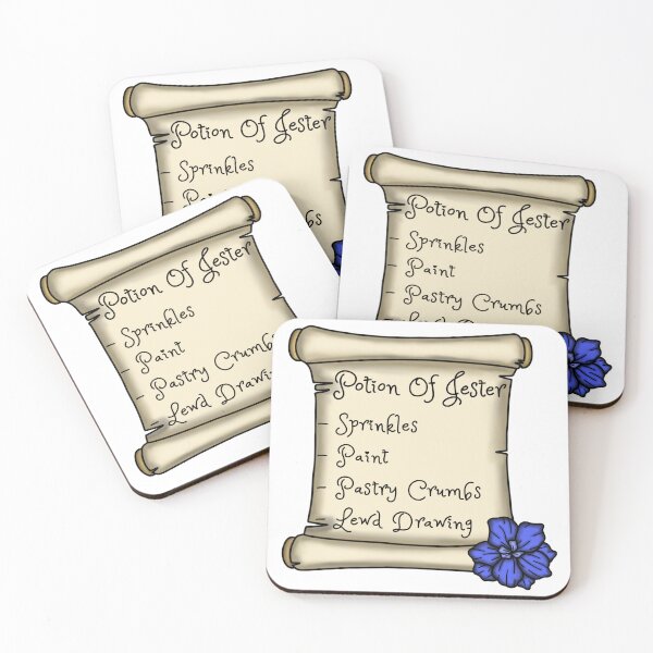 Item preview, Jester Potion Ingredient List designed and sold by LunarAshes.