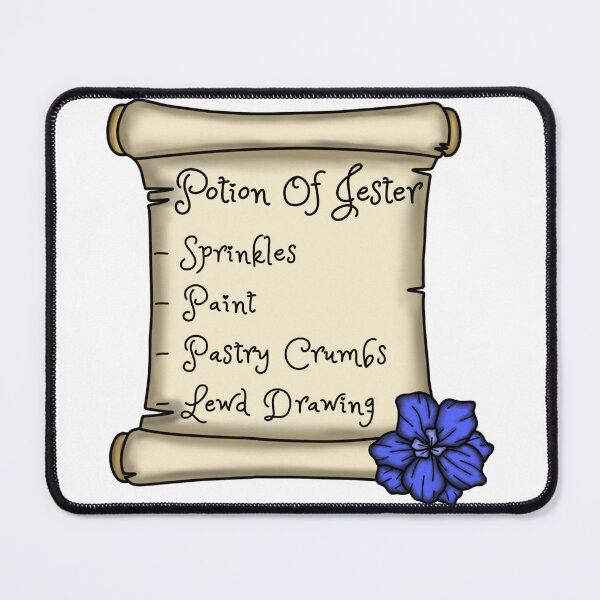 Item preview, Jester Potion Ingredient List designed and sold by LunarAshes.