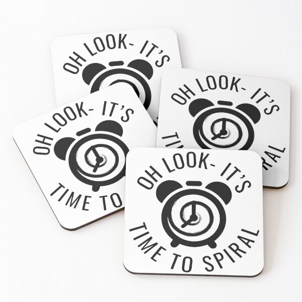 Item preview, Time to Spiral designed and sold by Wobbly and Weary.