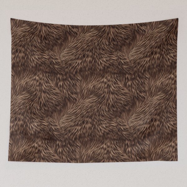 Item preview, Grizzly bear Skin Pattern Bold & Wild Animal Print Design designed and sold by LazyOwlStore.