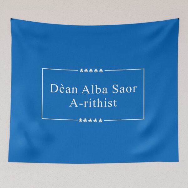 Item preview, soidhne cluaran ‘dèan Alba saor a-rithist’ designed and sold by JonathanR1994.