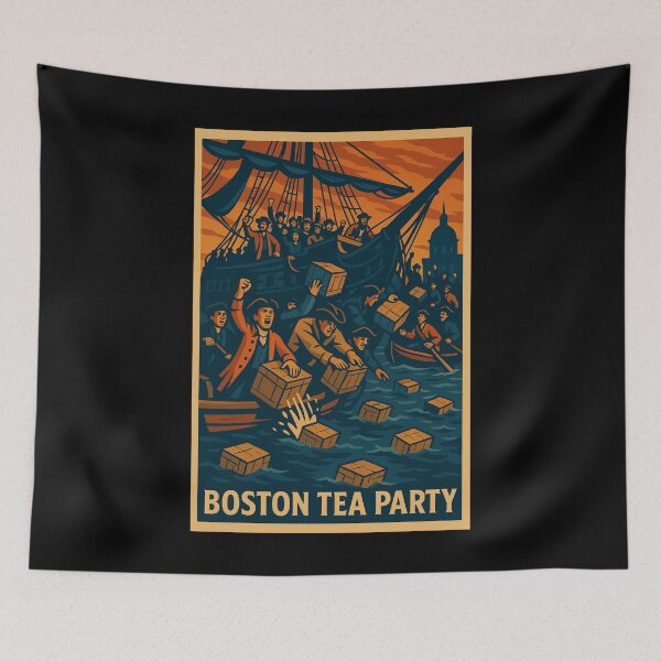 Item preview, War of Independence 1773 USA One Nation Under Tea designed and sold by Blok45.