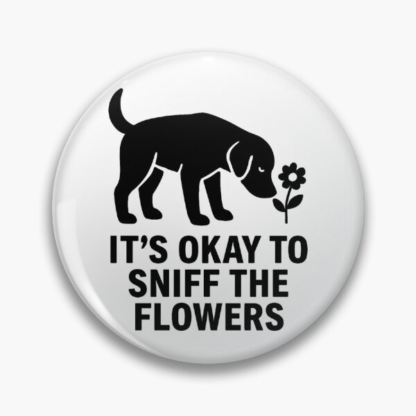 Item preview, IT'S OKEY TO SNIFF THE FLOWERS designed and sold by TheWonkyEaselCo.