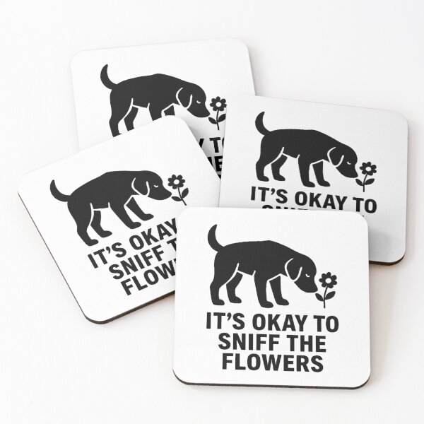 Item preview, IT'S OKEY TO SNIFF THE FLOWERS designed and sold by TheWonkyEaselCo.