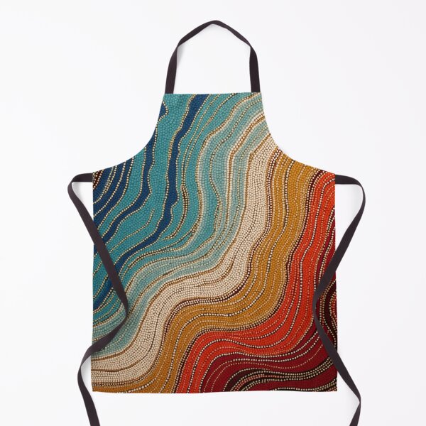 Item preview, Aboriginal Inspired Dot Art - Cold And Hot Streams designed and sold by GrinGalore.