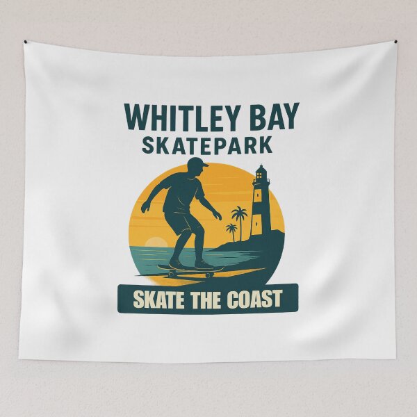 Item preview, Whitley Bay Skatepark Skate The Coast Series STC03 designed and sold by MerchByCraig.