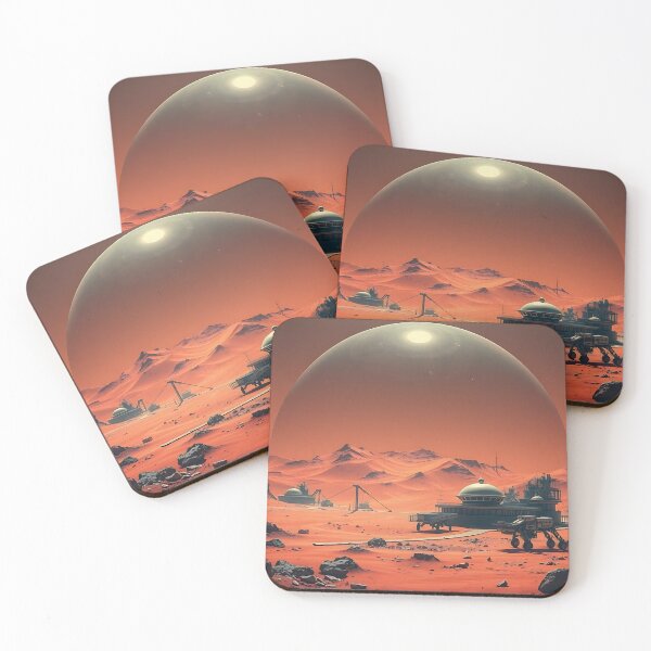 Item preview, Sci-Fi Mars Colony designed and sold by Zazeyy.