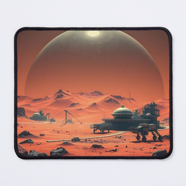 Item preview, Sci-Fi Mars Colony designed and sold by Zazeyy.