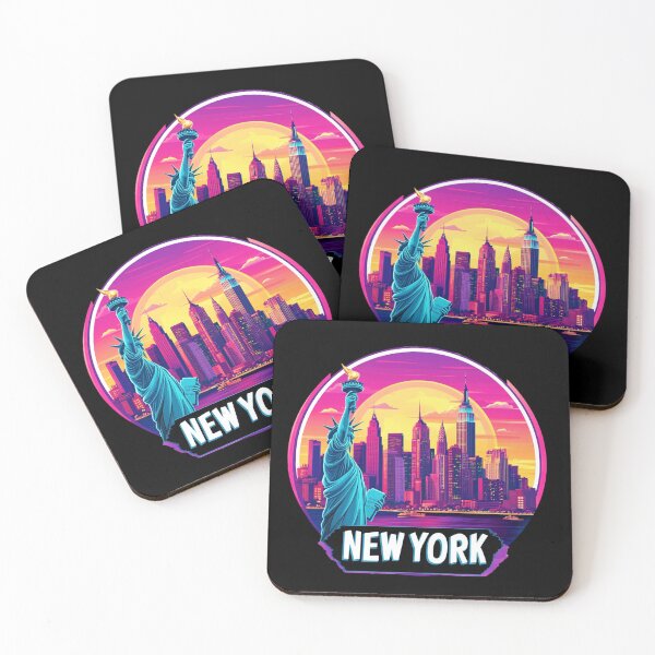 Item preview, New York Skyline & Liberty designed and sold by Myra365Art.