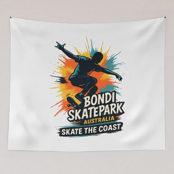 Artikelvorschau, Bondi Skatepark Australien Skate The Coast Series STC04 entworfen und verkauft von MerchByCraig.