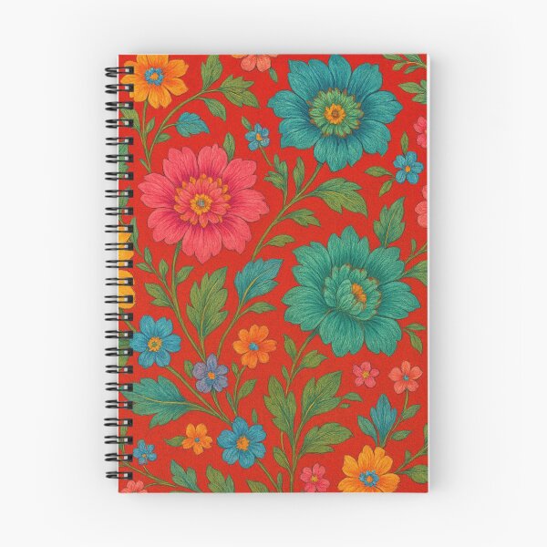 Item preview, Radiant floral splendor on red designed and sold by Sigtrix.