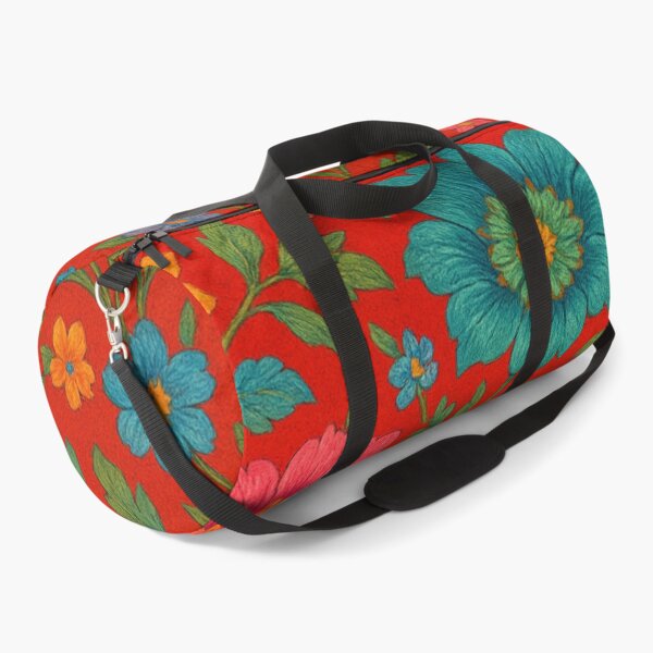 Item preview, Radiant floral splendor on red designed and sold by Sigtrix.
