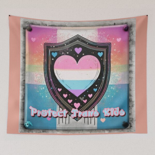 Item preview, Protect Trans Kids – Retro Graffiti Pride Shirt designed and sold by JumWow.