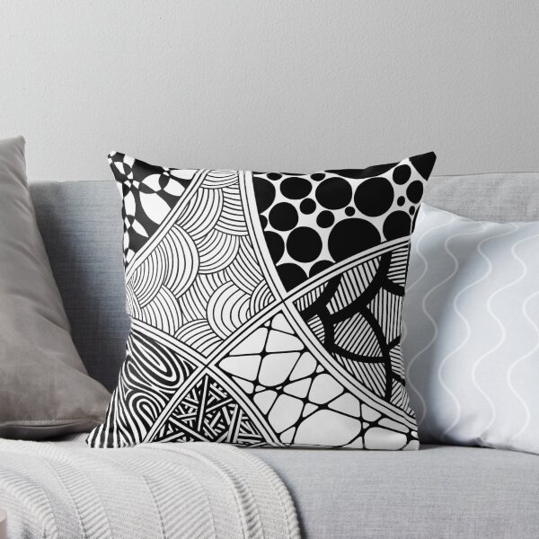 Aperçu de l'œuvre Zentangle créée et vendue par OrangeCatTee.