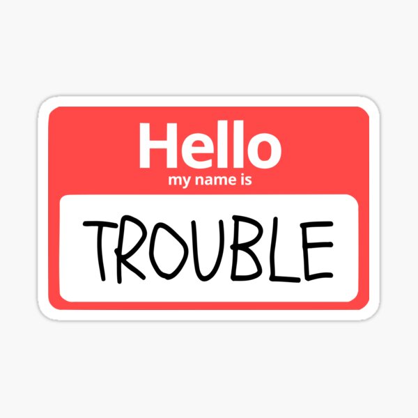 Hello My Name Is Sticker