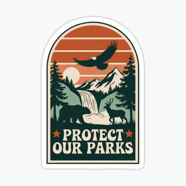 Aperçu de l'œuvre T-shirt Nature « Protégez nos parcs » Eagle Waterfall créée et vendue par LaurenCrest.