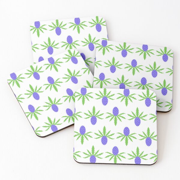 Item preview, August 28th Birth Flower Eryngium Pattern designed and sold by birthflower.