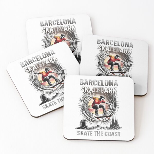Item preview, Barcelona Skatepark Skate The Coast Series STC02 designed and sold by MerchByCraig.