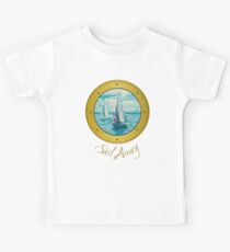 Sailboats Through a Porthole Kids Tee