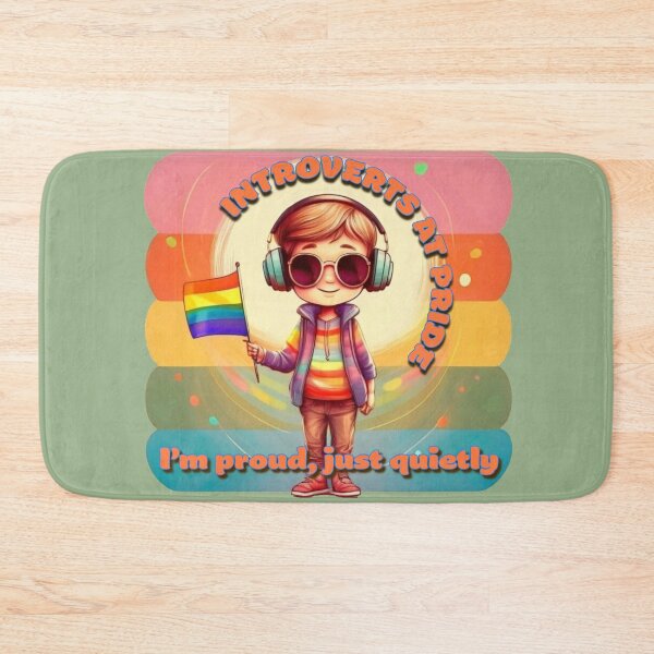 Item preview, Introverts at Pride – Quietly Proud LGBTQ+ Tee designed and sold by JumWow.