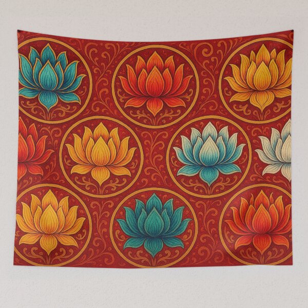Item preview, Bright lotus flower composition designed and sold by Sigtrix.