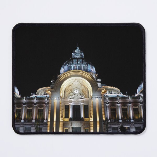 Item preview, CEC Palace at Night – Bucharest Landmark Illuminated designed and sold by GetasArtWork.