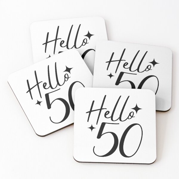 Item preview, Hello 50 | 50th Birthday Celebration | Vintage 1975 Anniversary Design designed and sold by highflycrafts.