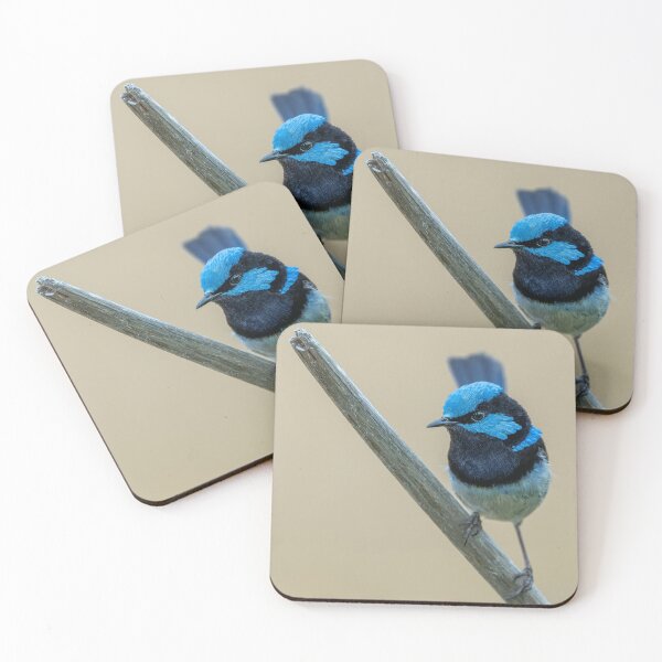 Item preview, Male Superb Fairywren designed and sold by Nick Vertsonis.