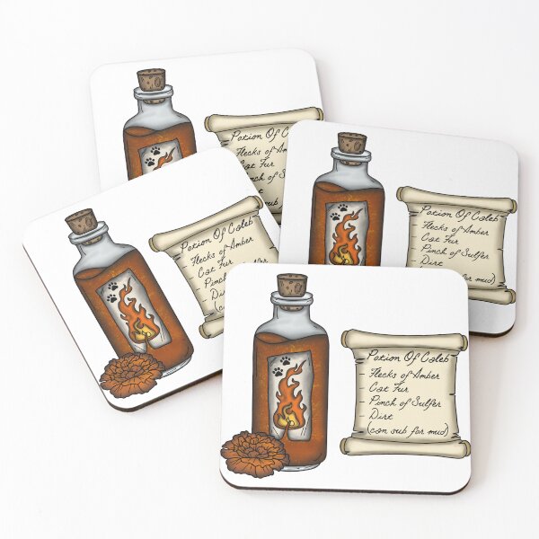 Item preview, Caleb Potion Bottle and Ingredient List designed and sold by LunarAshes.