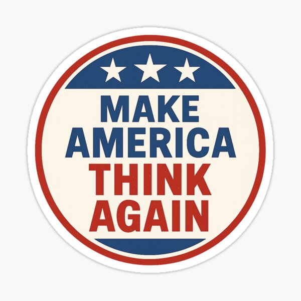 Item preview, Vintage Volume - Make American Think Again designed and sold by Electric Menagerie.