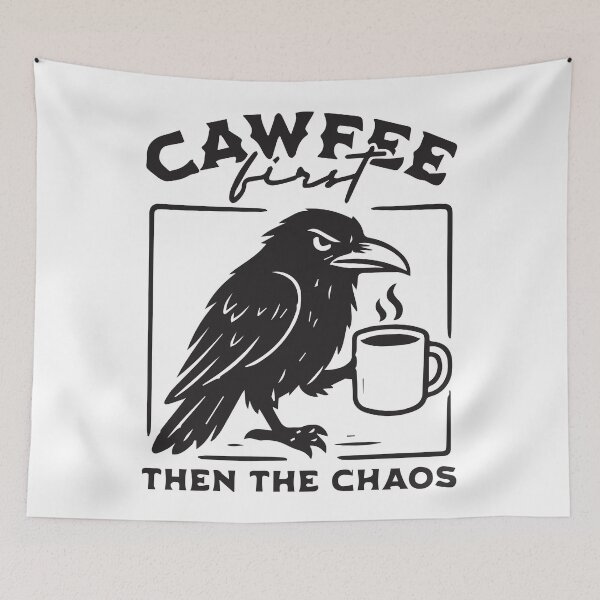Artikelvorschau, Erst Kaffee, dann das Chaos entworfen und verkauft von BrownHorse90s.