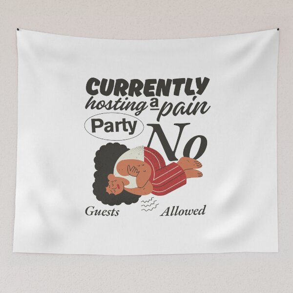 Item preview, Currently hosting a pain party, no guest allowed designed and sold by Peerless-Prime.