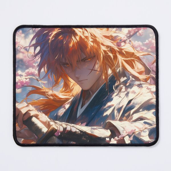 Item preview, Himura Kenshin Rurouni Kenshin Anime Cherry Blossom Sword Flow Hair designed and sold by mildaclairmo.