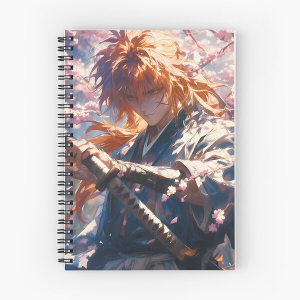 Item preview, Himura Kenshin Rurouni Kenshin Anime Cherry Blossom Sword Flow Hair designed and sold by mildaclairmo.