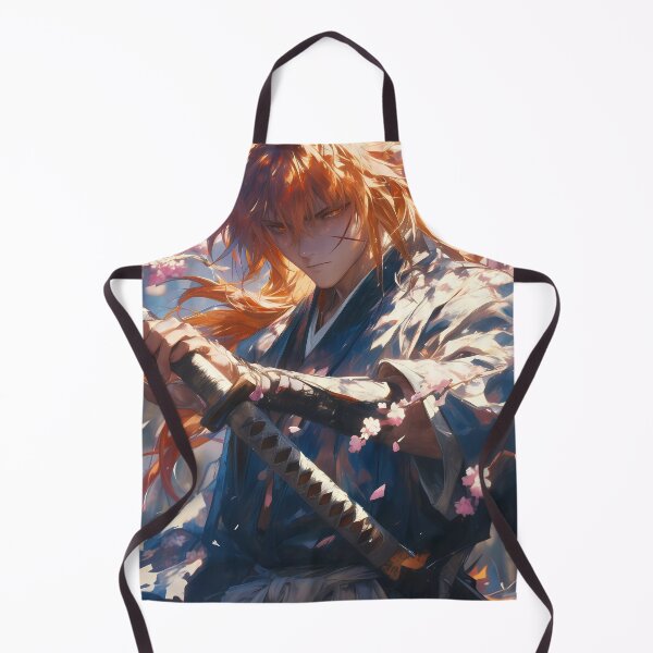 Item preview, Himura Kenshin Rurouni Kenshin Anime Cherry Blossom Sword Flow Hair designed and sold by mildaclairmo.
