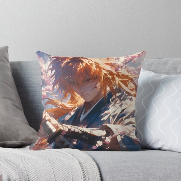 Item preview, Himura Kenshin Rurouni Kenshin Anime Cherry Blossom Sword Flow Hair designed and sold by mildaclairmo.