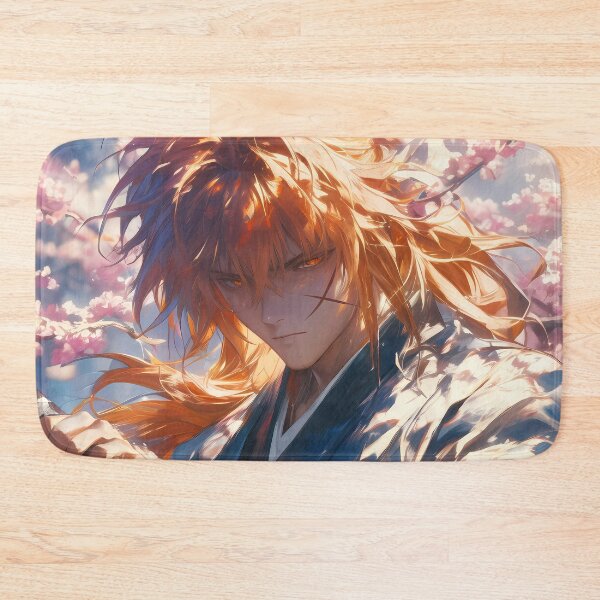 Item preview, Himura Kenshin Rurouni Kenshin Anime Cherry Blossom Sword Flow Hair designed and sold by mildaclairmo.