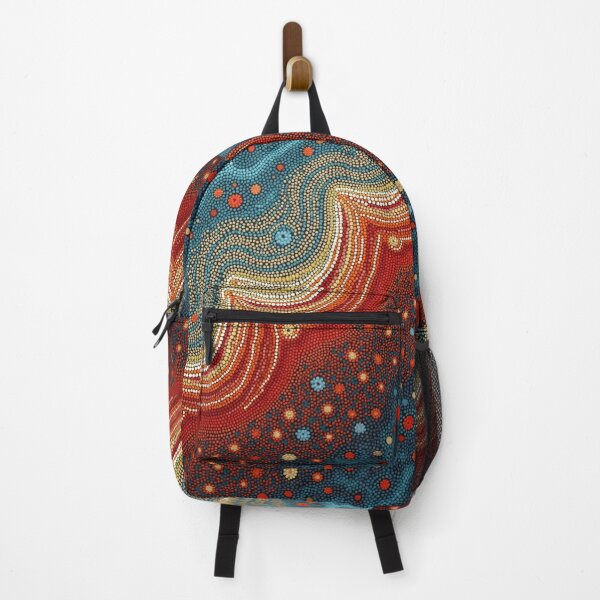 Item preview, Aboriginal Inspired Dot Art - Fire Stream designed and sold by GrinGalore.