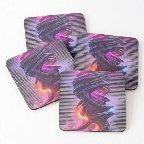 Item preview, Neon Helix Surge – Futuristic Spiral Light Energy Artwork designed and sold by headstock.