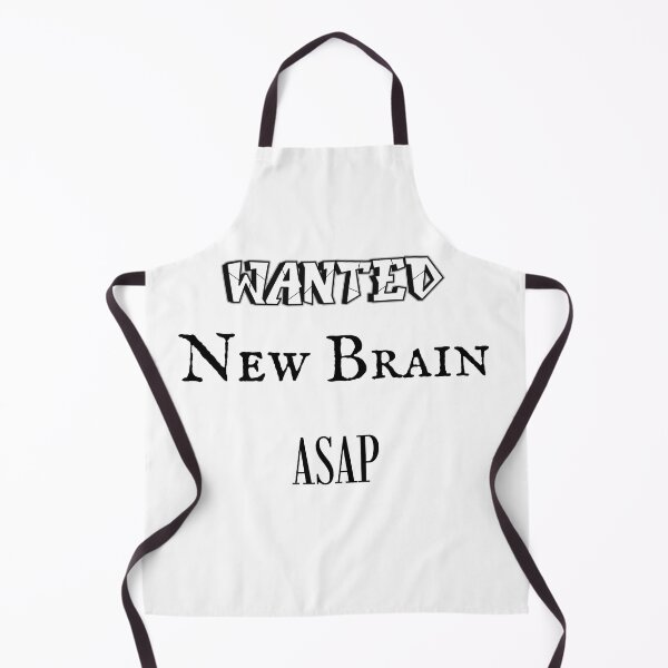 Item preview, Wanted: New Brain designed and sold by Wobbly and Weary.