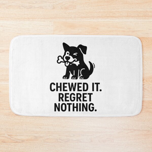 Item preview, CHEWED IT. REGRET NOTHING. designed and sold by TheWonkyEaselCo.