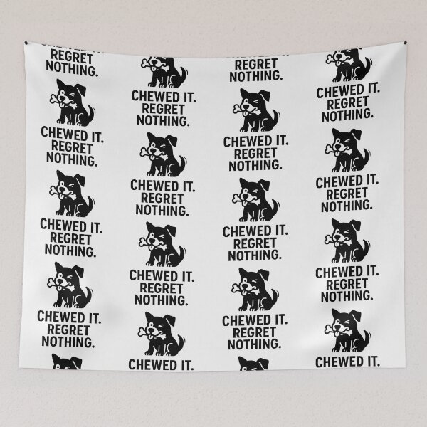 Item preview, CHEWED IT. REGRET NOTHING. designed and sold by TheWonkyEaselCo.